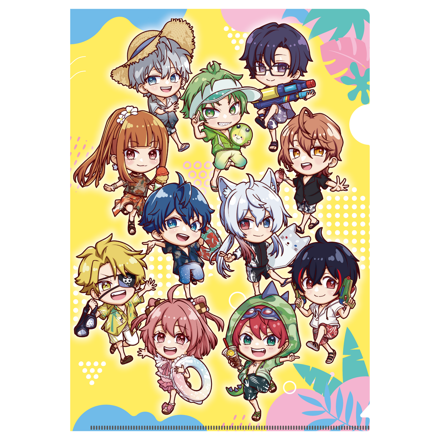 A4クリアファイル SDイラスト