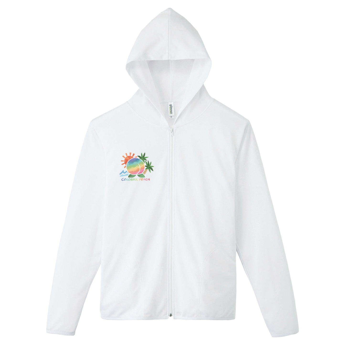 ラッシュガードパーカー 大人フリー WH